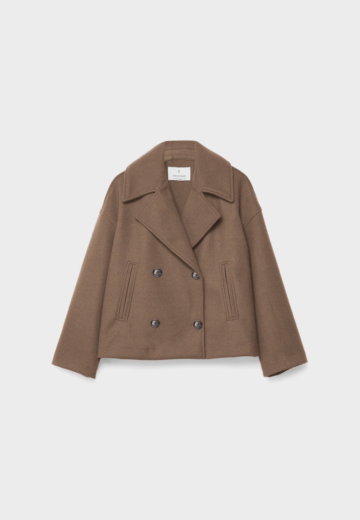 Women’s Double-Breasted Jacket | Short Tailored Blazer Coat | Smart Casual Layering | Nova Muse