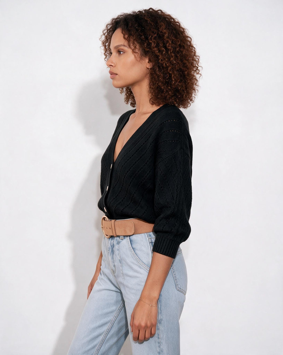 Mohair Cardigan | Women | Button Up | Soft Knit | Long Sleeve | Casual Layering | Nova Muse