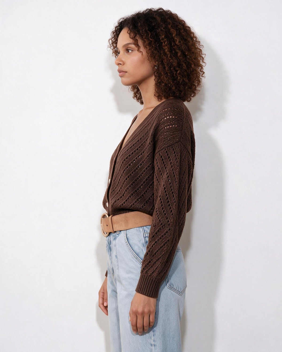 Mohair Cardigan | Women | Button Up | Soft Knit | Long Sleeve | Casual Layering | Nova Muse