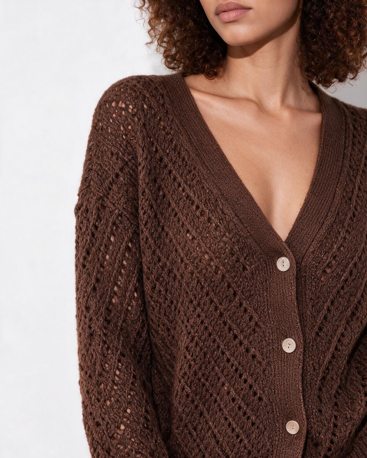 Mohair Cardigan | Women | Button Up | Soft Knit | Long Sleeve | Casual Layering | Nova Muse