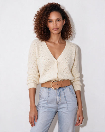 Mohair Cardigan | Women | Button Up | Soft Knit | Long Sleeve | Casual Layering | Nova Muse