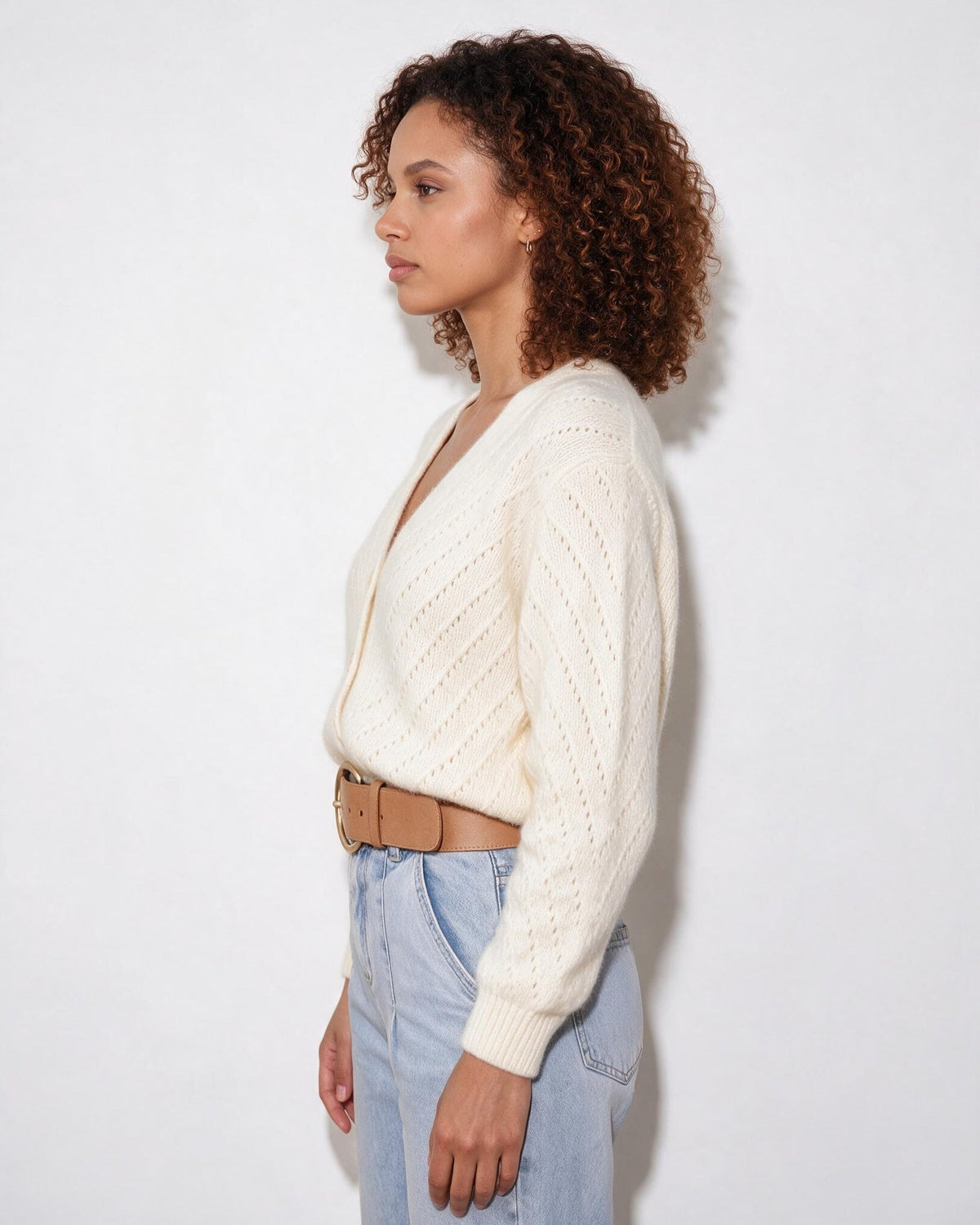 Mohair Cardigan | Women | Button Up | Soft Knit | Long Sleeve | Casual Layering | Nova Muse