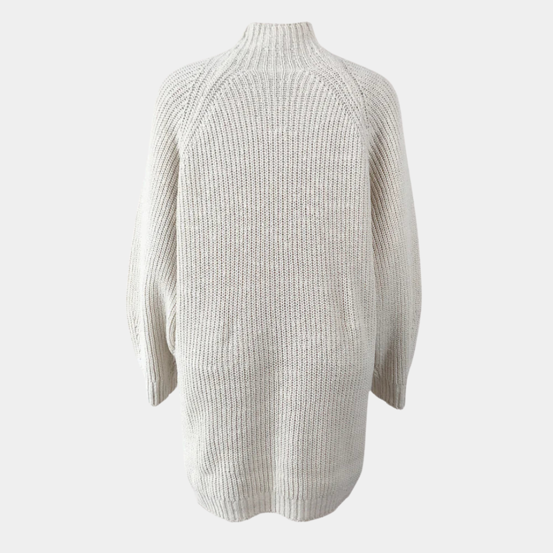 Oversized Chunky Sweater | Womens Ribbed Cuff Knit | Loose Fit Winter Pullover | Nova Muse