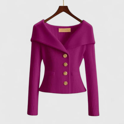Soft Knit Cardigan | Women | Button-Up Sweater | Comfortable Fit | Casual Knitwear | Nova Muse