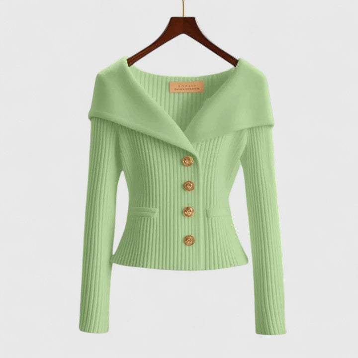 Soft Knit Cardigan | Women | Button-Up Sweater | Comfortable Fit | Casual Knitwear | Nova Muse