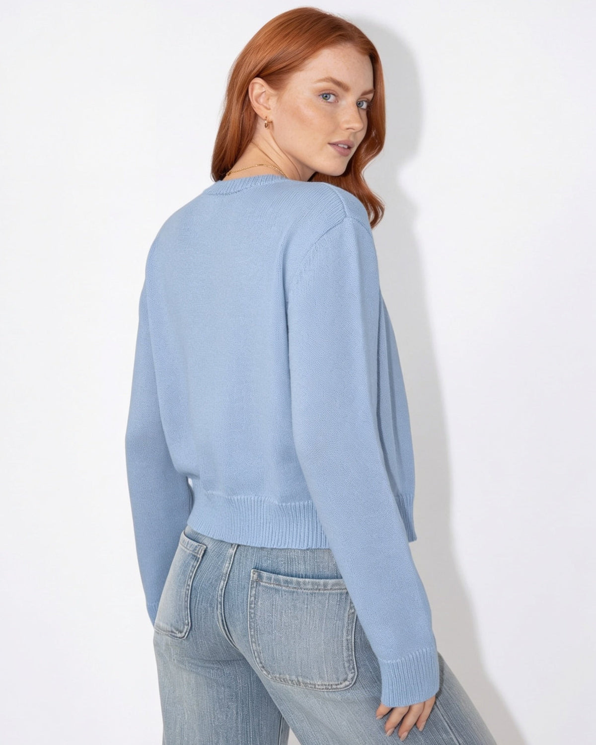 Cropped Knit Cardigan | Women | Button Front | Long Sleeve | Casual Layering | Nova Muse