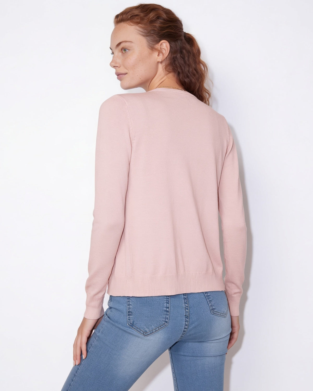 V-Neck Cardigan | Women | Button Front | Soft Knit | Long Sleeve Layering | Nova Muse