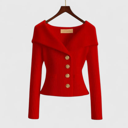 Soft Knit Cardigan | Women | Button-Up Sweater | Comfortable Fit | Casual Knitwear | Nova Muse