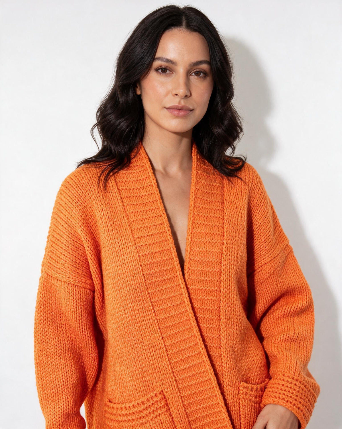 Long Cardigan | Women | Longline Knit | Open Front | Long Sleeve Layering | Nova Muse