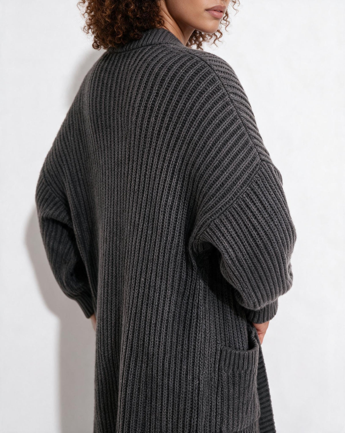 Long Coatigan Cardigan | Women | Longline Knit | Open Front | Casual Layering | Nova Muse