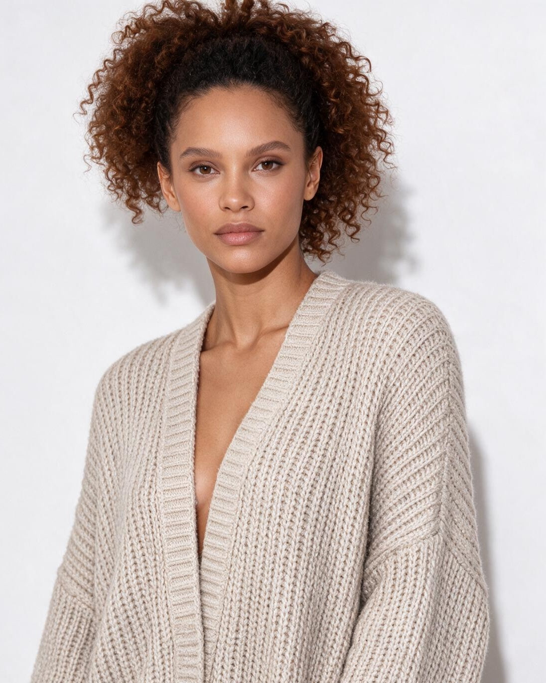 Long Coatigan Cardigan | Women | Longline Knit | Open Front | Casual Layering | Nova Muse