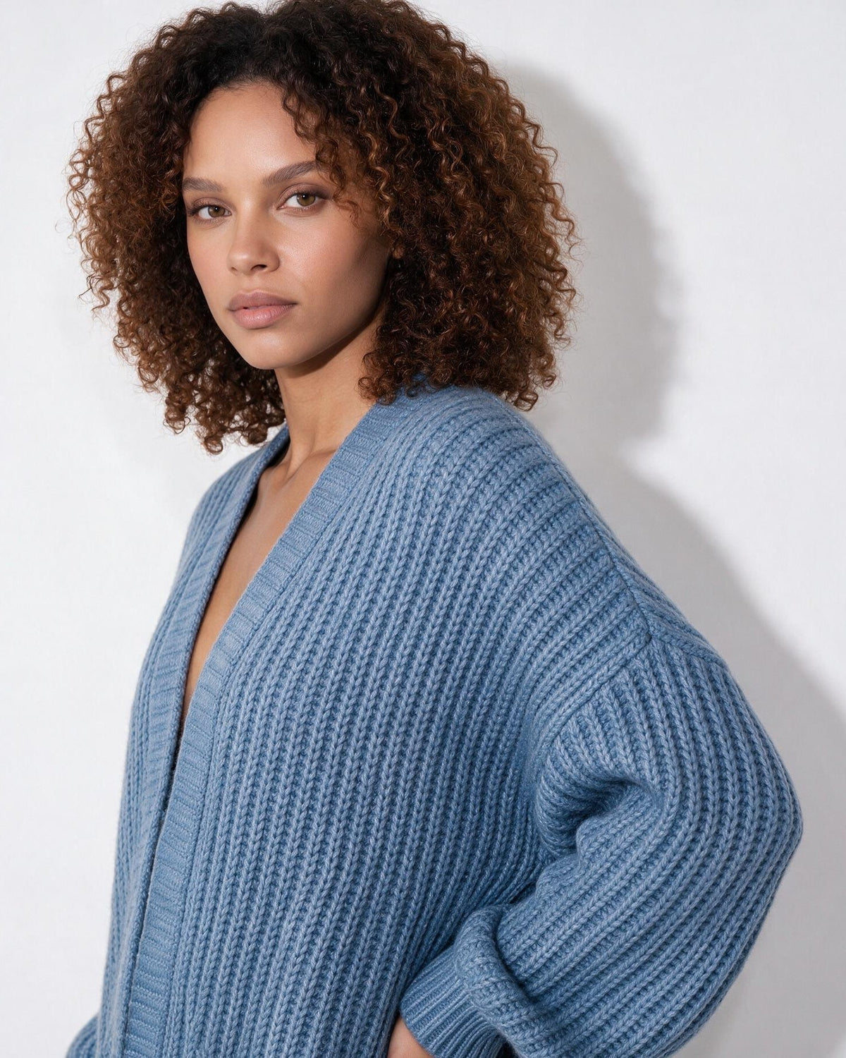 Long Coatigan Cardigan | Women | Longline Knit | Open Front | Casual Layering | Nova Muse