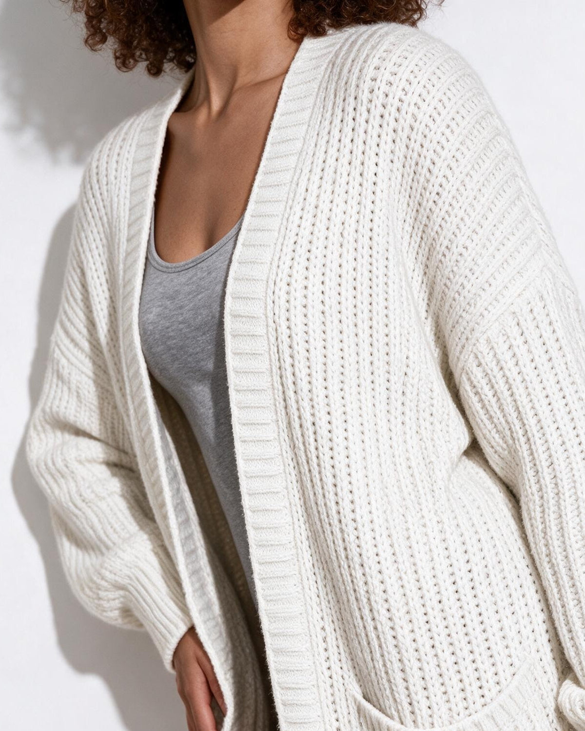 Long Coatigan Cardigan | Women | Longline Knit | Open Front | Casual Layering | Nova Muse