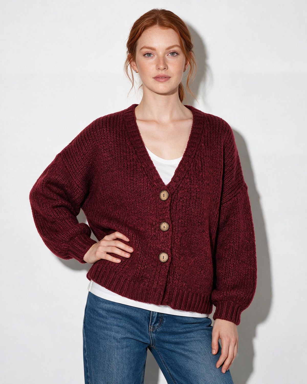 Cropped Cardigan | Women | Soft Knit | Long Sleeve | Casual Layering | Nova Muse