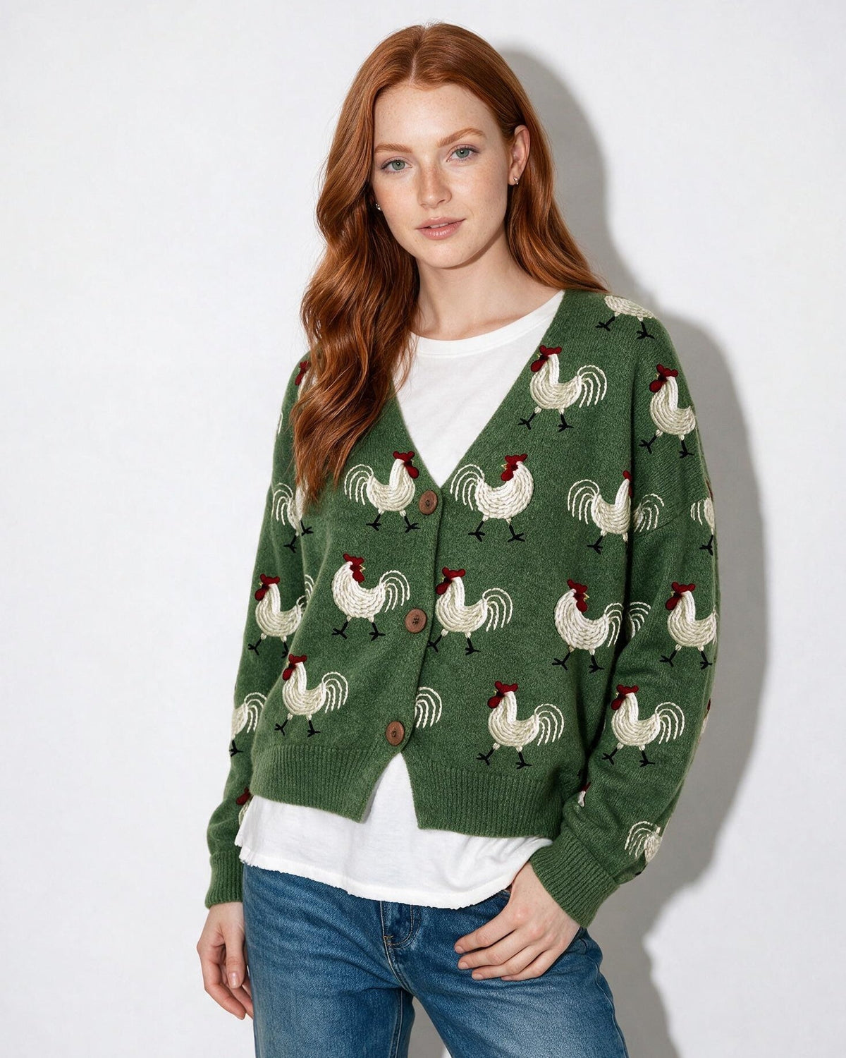 Cropped Cardigan | Women | Soft Knit | Long Sleeve | Casual Layering | Nova Muse