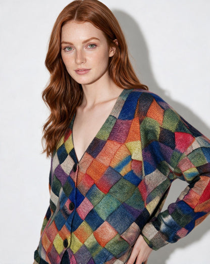 Cropped Cardigan | Women | Soft Knit | Long Sleeve | Casual Layering | Nova Muse