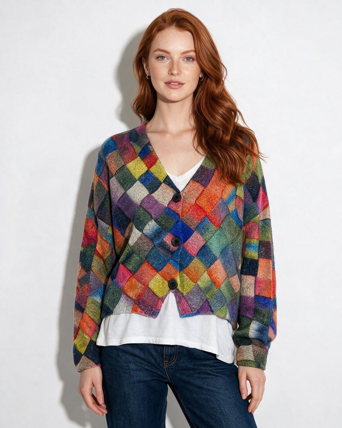 Cropped Cardigan | Women | Soft Knit | Long Sleeve | Casual Layering | Nova Muse