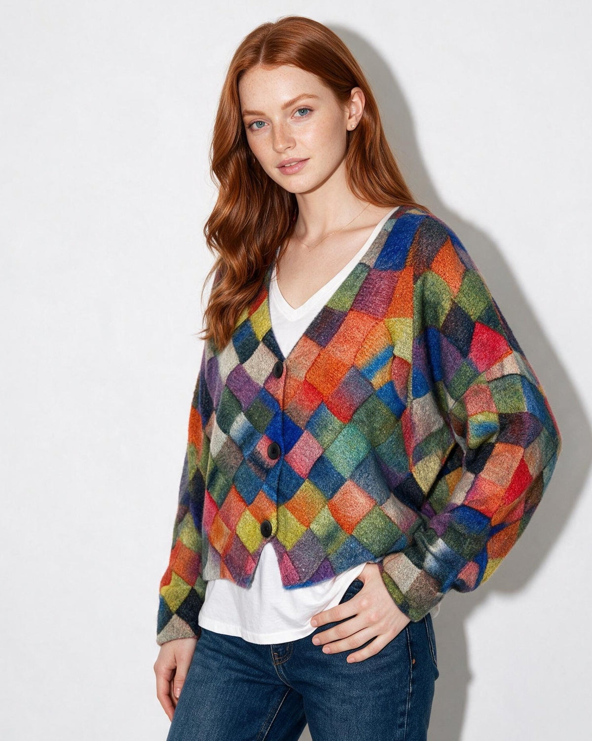 Cropped Cardigan | Women | Soft Knit | Long Sleeve | Casual Layering | Nova Muse