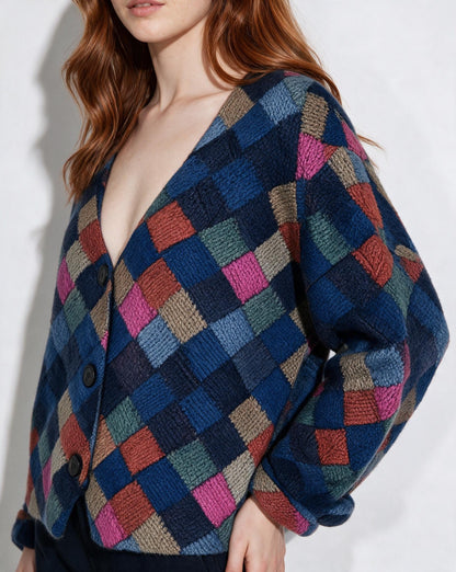 Cropped Cardigan | Women | Soft Knit | Long Sleeve | Casual Layering | Nova Muse