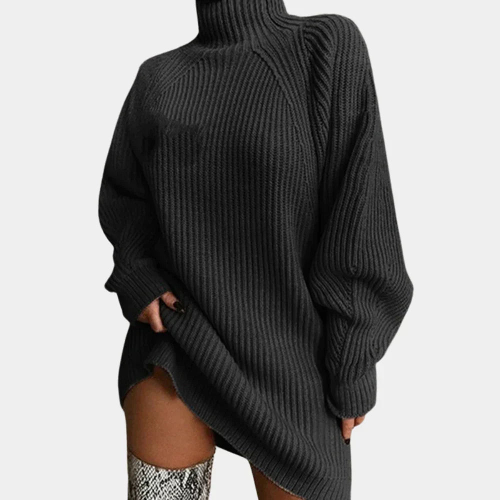 Oversized Chunky Sweater | Womens Ribbed Cuff Knit | Loose Fit Winter Pullover | Nova Muse
