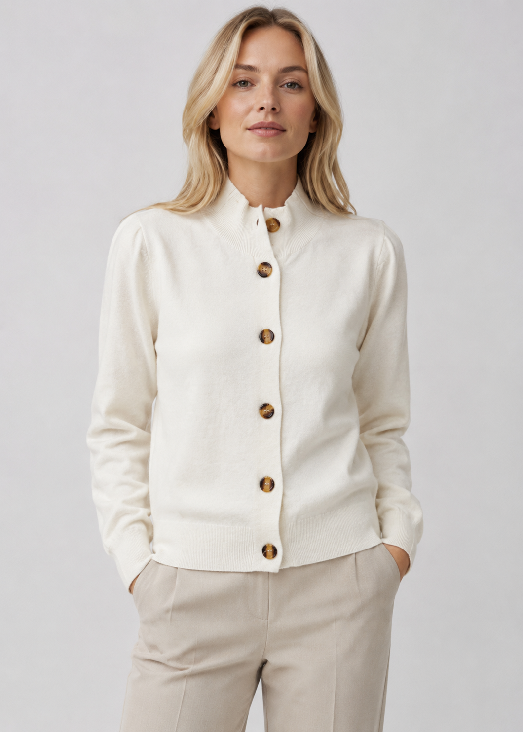 Soft Knit Cardigan | Women | Lightweight Sweater | Button-Up | Comfortable Fit | Nova Muse
