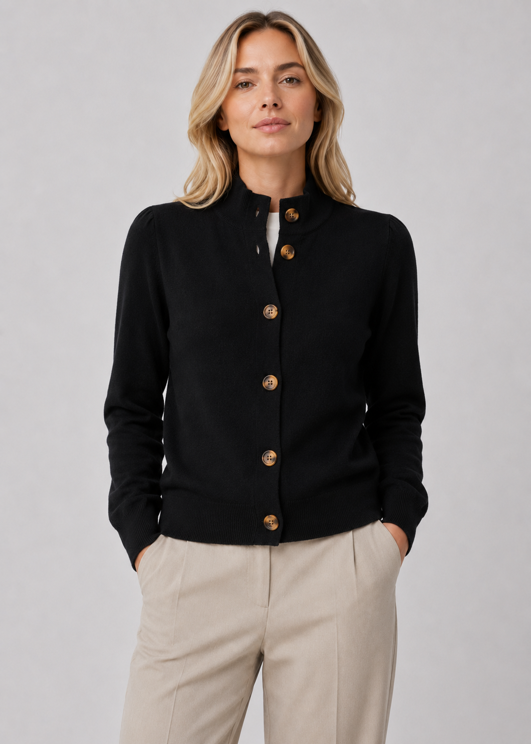 Soft Knit Cardigan | Women | Lightweight Sweater | Button-Up | Comfortable Fit | Nova Muse