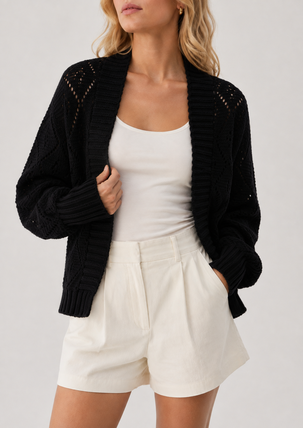 Premium Knit Cardigan | Women | Faux Cashmere | Button Front | Casual Sweater | Nova Muse