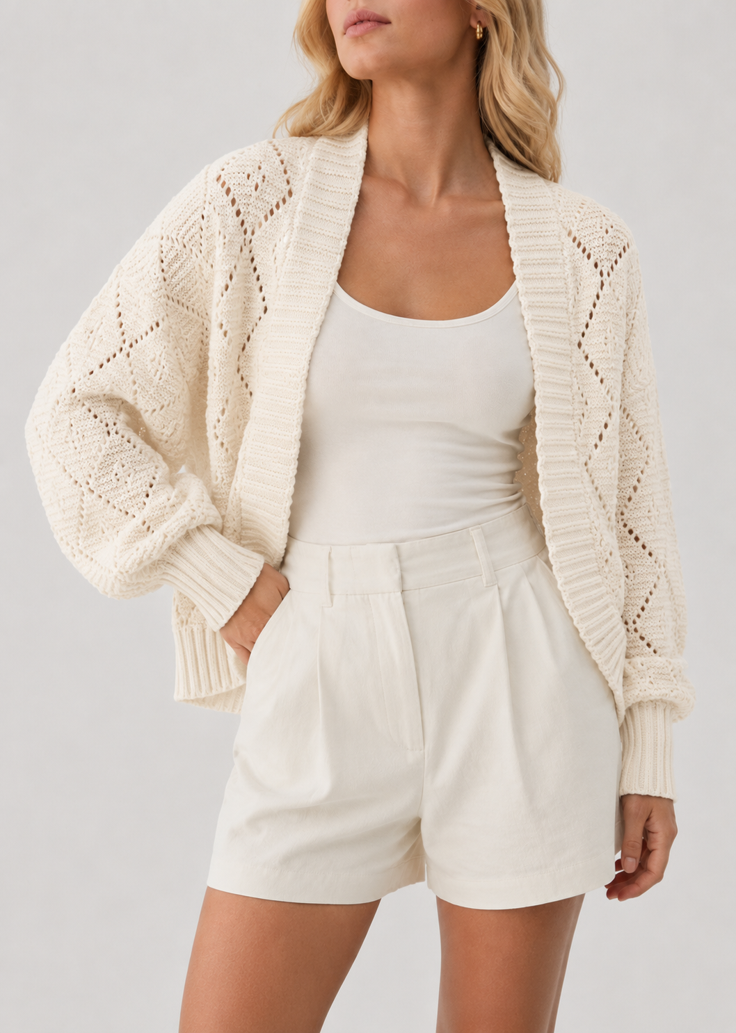 Premium Knit Cardigan | Women | Faux Cashmere | Button Front | Casual Sweater | Nova Muse