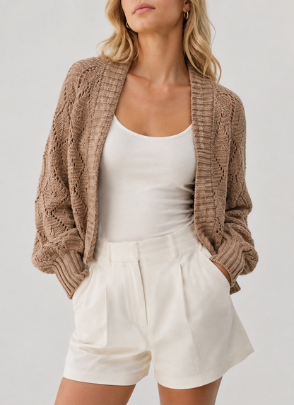 Premium Knit Cardigan | Women | Faux Cashmere | Button Front | Casual Sweater | Nova Muse
