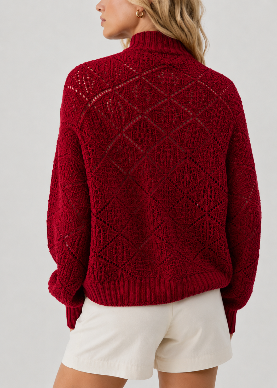 Premium Knit Cardigan | Women | Faux Cashmere | Button Front | Casual Sweater | Nova Muse