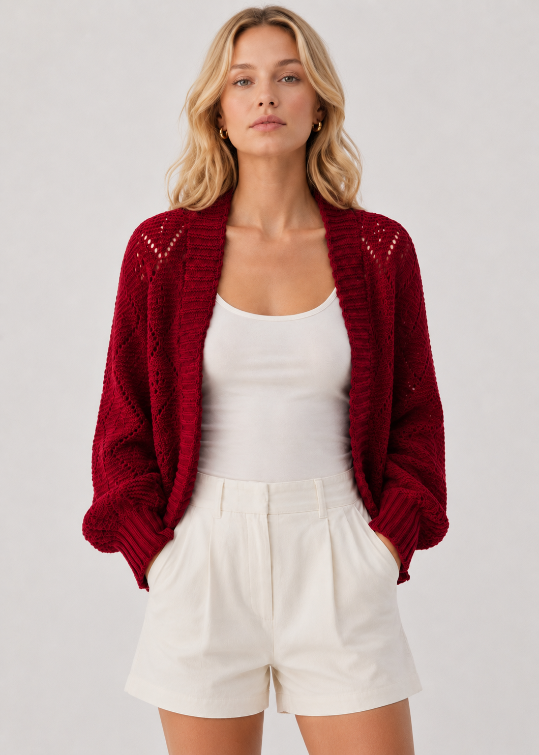 Premium Knit Cardigan | Women | Faux Cashmere | Button Front | Casual Sweater | Nova Muse