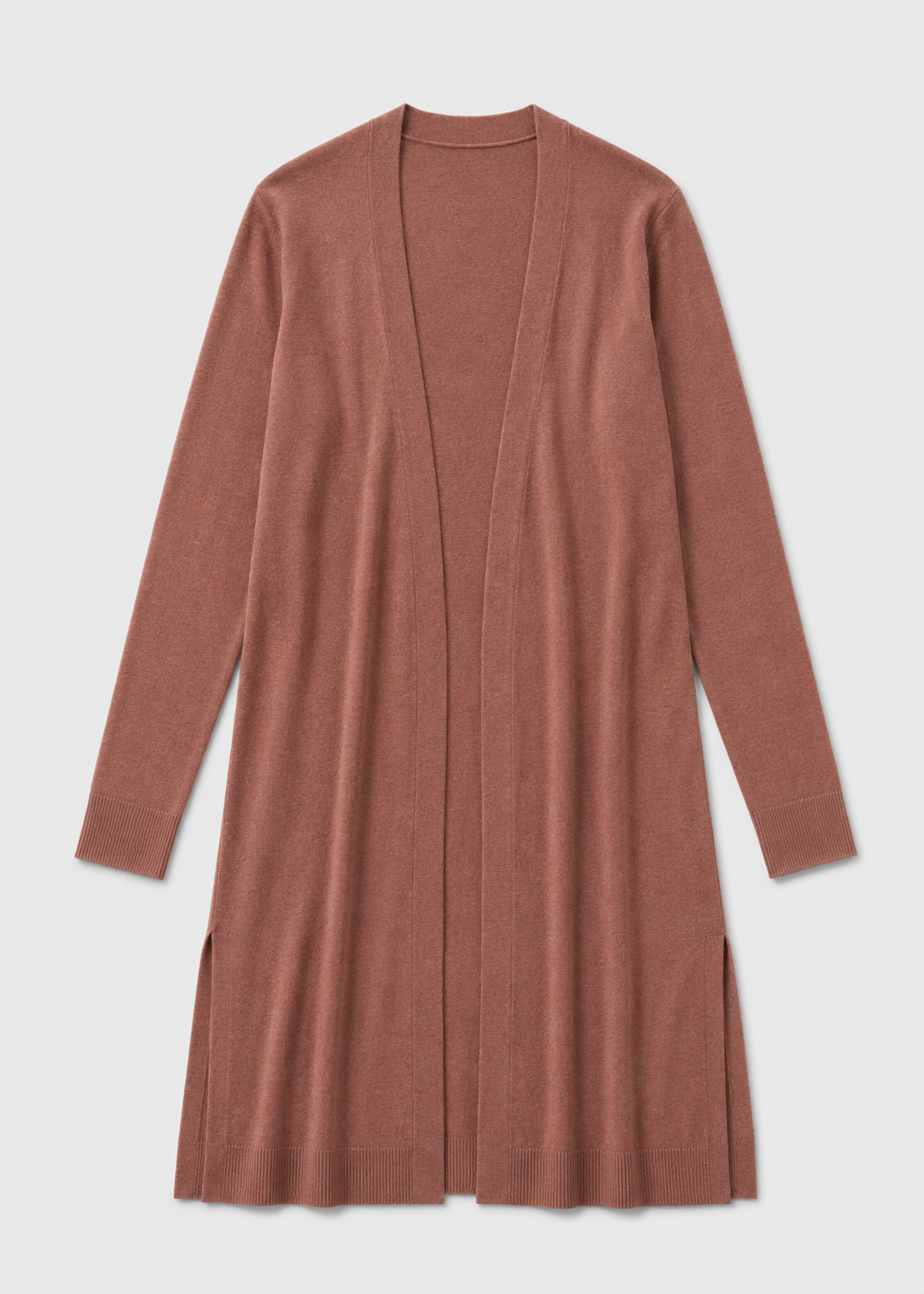 Longline Cardigan | Women | Lightweight Knit | Open Front | Layering Sweater | Nova Muse