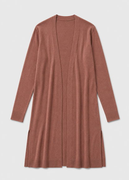 Longline Cardigan | Women | Lightweight Knit | Open Front | Layering Sweater | Nova Muse