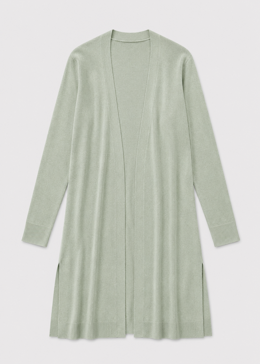 Longline Cardigan | Women | Lightweight Knit | Open Front | Layering Sweater | Nova Muse