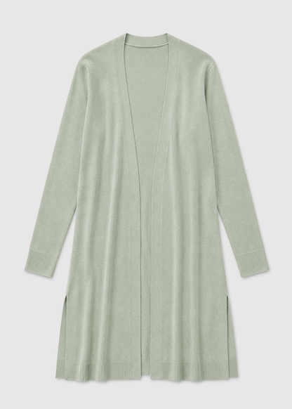 Longline Cardigan | Women | Lightweight Knit | Open Front | Layering Sweater | Nova Muse