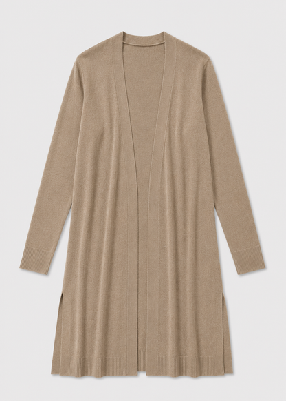 Longline Cardigan | Women | Lightweight Knit | Open Front | Layering Sweater | Nova Muse