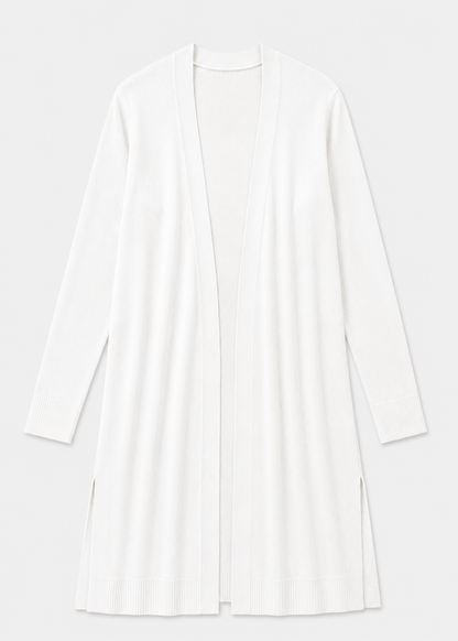 Longline Cardigan | Women | Lightweight Knit | Open Front | Layering Sweater | Nova Muse