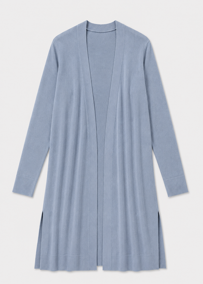 Longline Cardigan | Women | Lightweight Knit | Open Front | Layering Sweater | Nova Muse