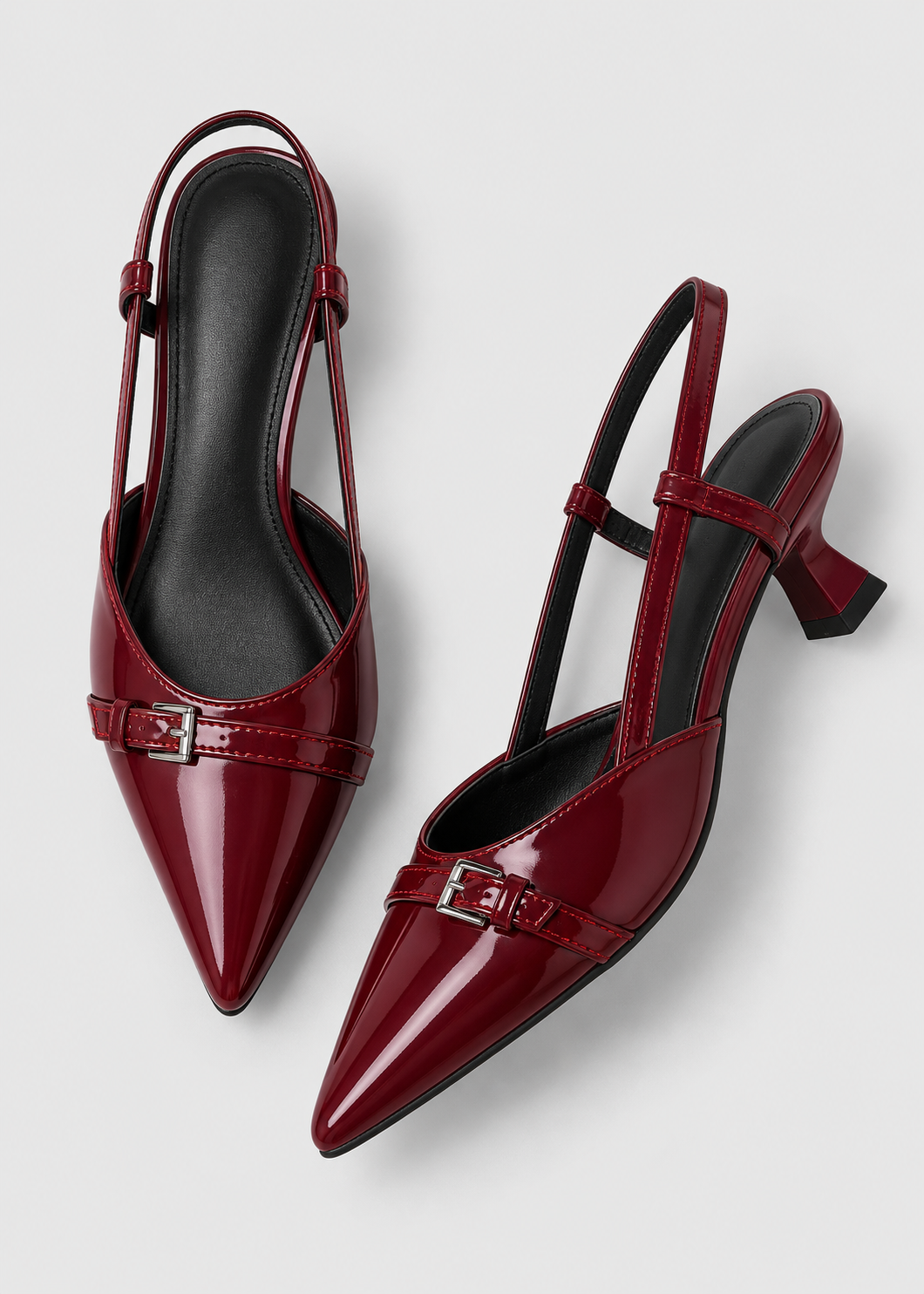 Women’s Kitten Heels | Refined Mid Heel Pumps | Elegant Pointed Toe Shoes | Nova Muse