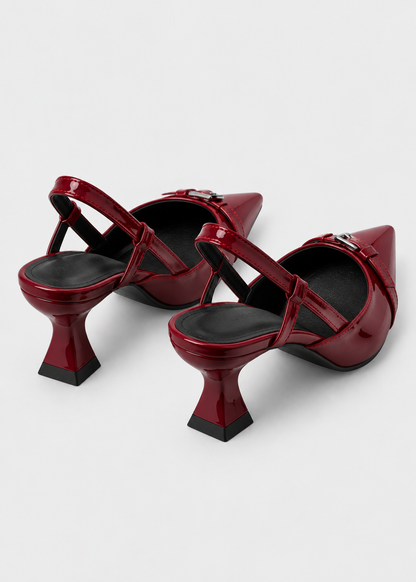 Women’s Kitten Heels | Refined Mid Heel Pumps | Elegant Pointed Toe Shoes | Nova Muse