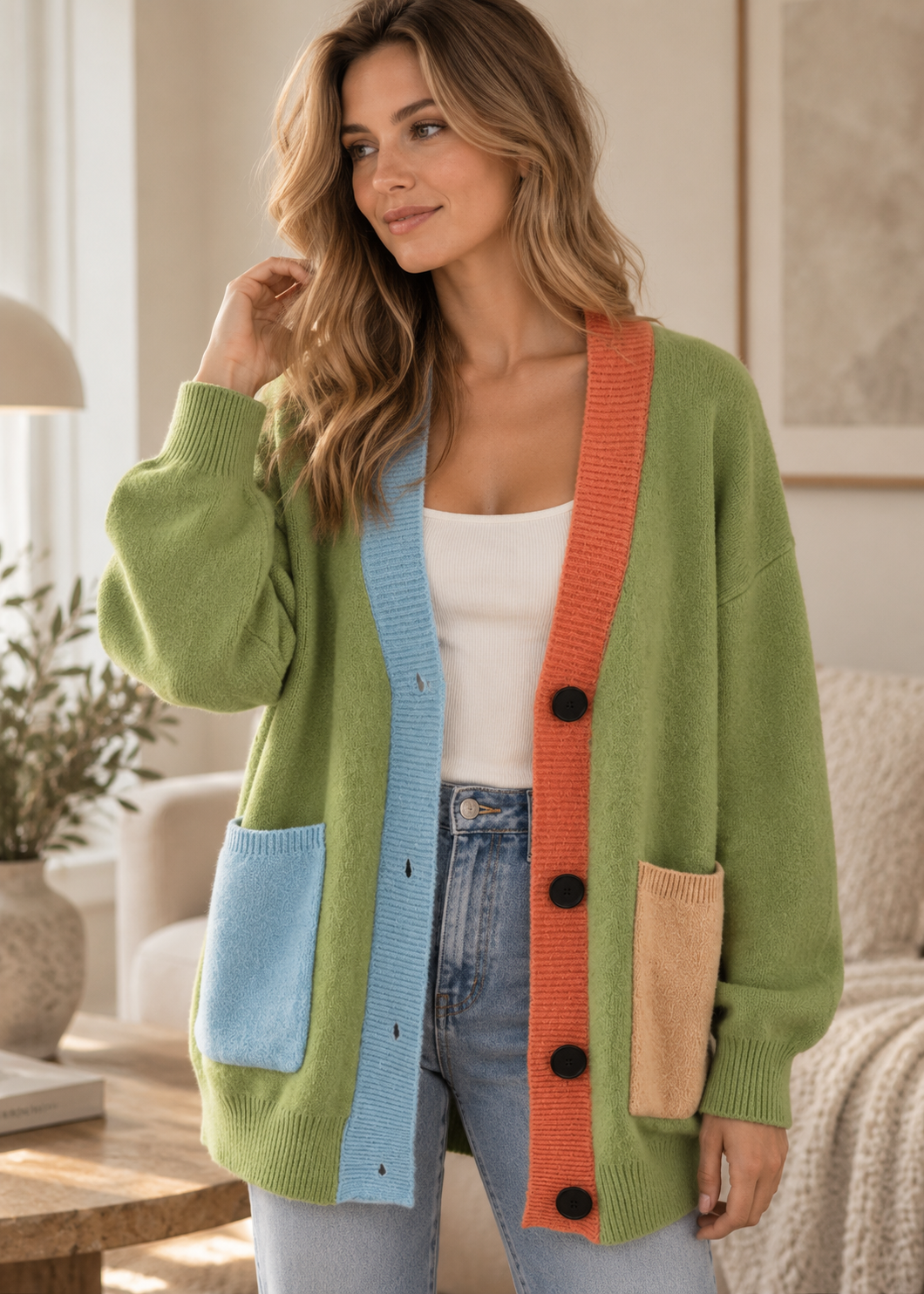 Cozy Knit Cardigan | Women | Soft Knit | Button-Up Sweater | Casual Layering | Nova Muse