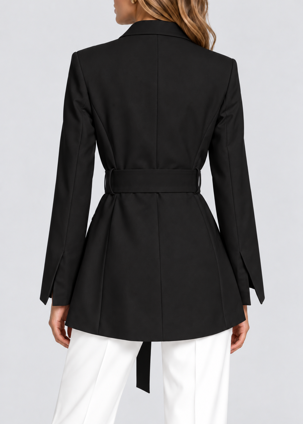 Belted Blazer | Women | Notched Lapels | Tailored Smart Casual Jacket | Nova Muse