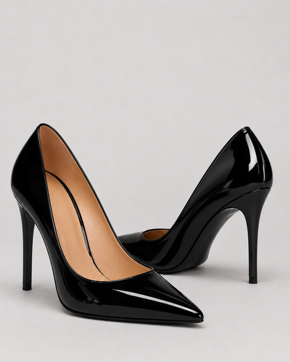 Women’s Patent Leather Court Heels | Elegant High Heel Dress Shoes | Formal Pumps | Nova Muse