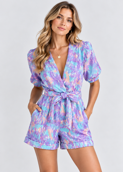Women's Summer Jumpsuit | Satin Finish | Lightweight Elegant Style | Nova Muse