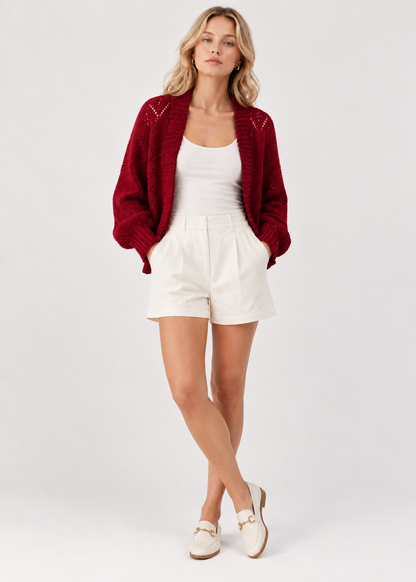 Premium Knit Cardigan | Women | Faux Cashmere | Button Front | Casual Sweater | Nova Muse