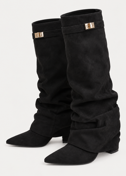 Women's Slouch Ankle Boots | Casual Comfortable Fashion Footwear | Nova Muse
