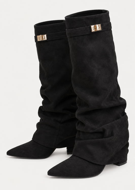 Women's Slouch Ankle Boots | Casual Comfortable Fashion Footwear | Nova Muse