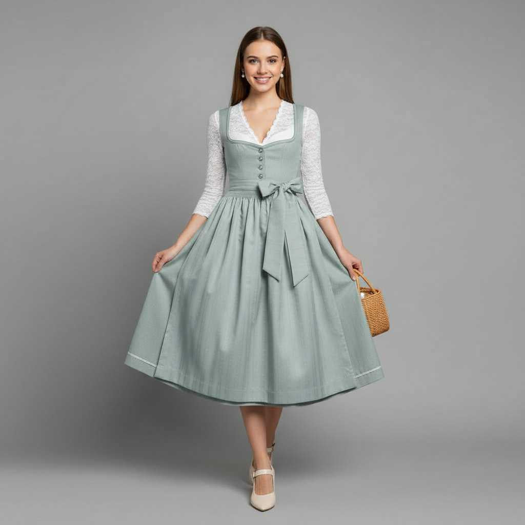 Elegant Dirndl Dress | Women's Oktoberfest Costume