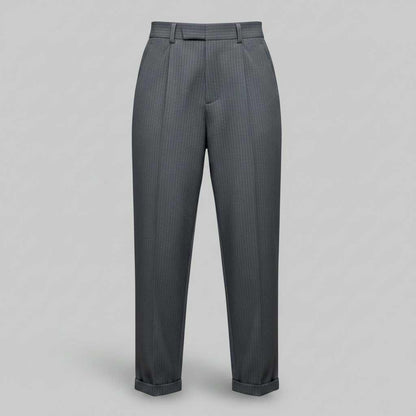 Elegant High Waist Women's Trousers | Office Wear