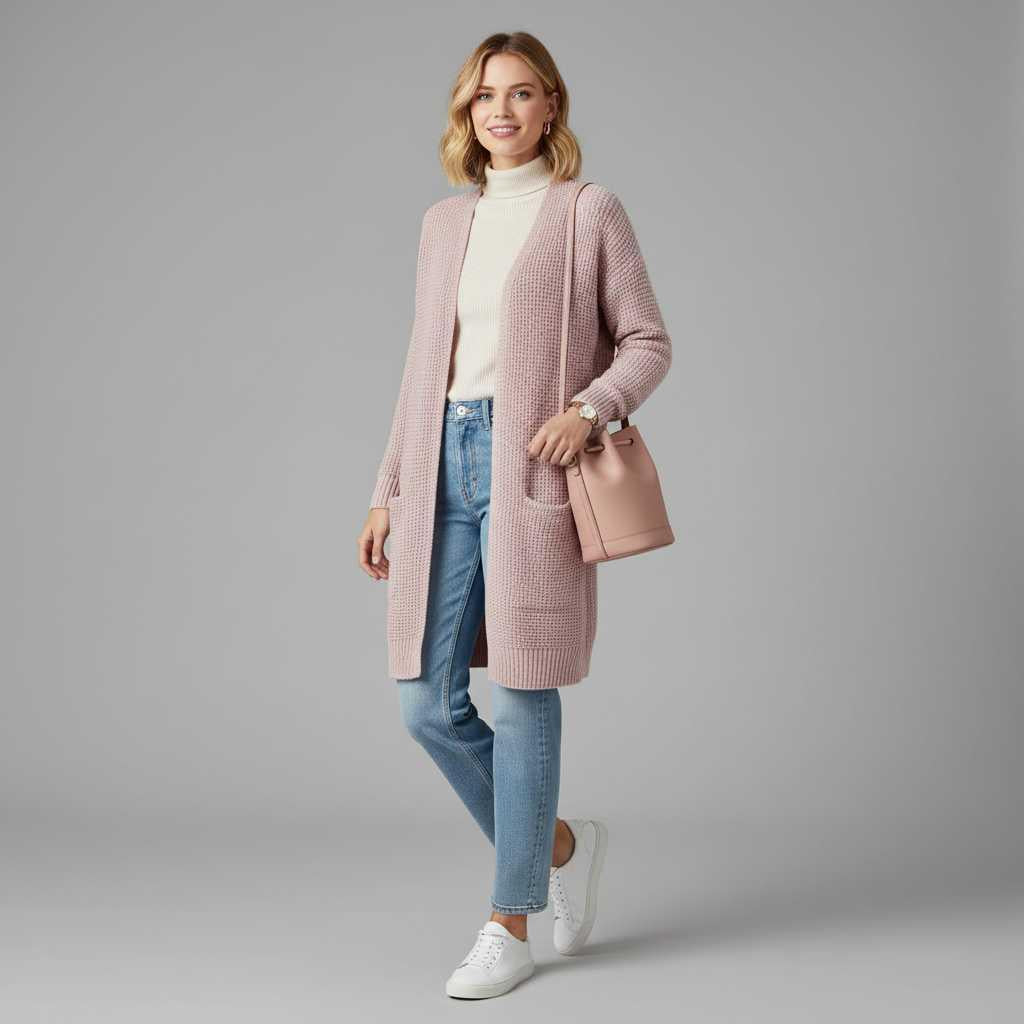 Elegant Women's Cardigan | Long Sleeve Wardrobe Essential